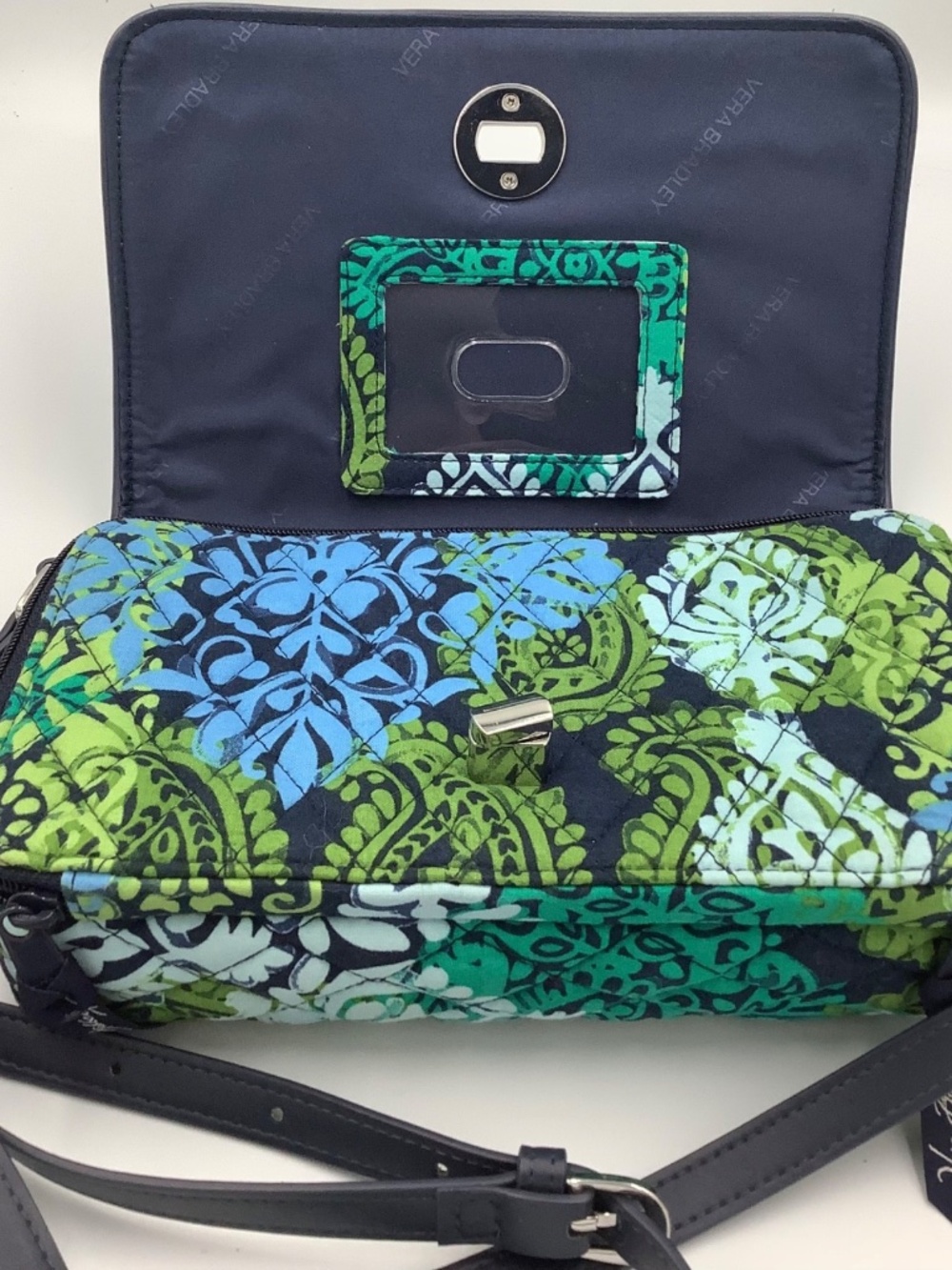 Vera Bradley Crossbody Organizer Purse 9" x 6"